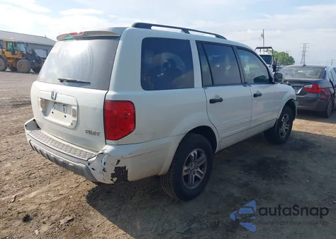 2005 Honda Pilot Ex-L z USA, uszkodzony, nr VIN 5FNYF18605B067447